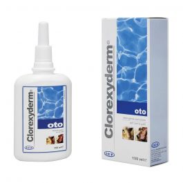 Solutie de curatare a urechilor pentru caini si pisici Clorexyderm Oto, 150 ml, ICF