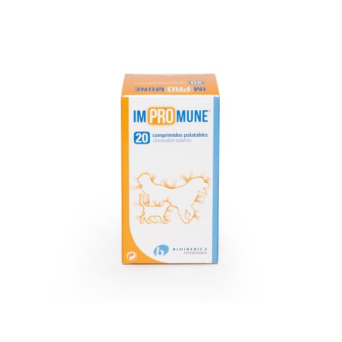 Supliment nutrițional recomandat câinilor și pisicilor pentru optimizarea răspunsului imun Impromune, 20 tablete, Bioiberica
