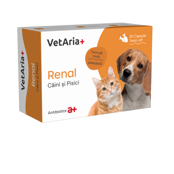 VetAria+ Renal, cutie 30 capsule
