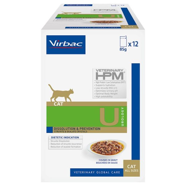 Virbac HPM Veterinary Cat Urology Dissolution + Prevention 12pl x 85g