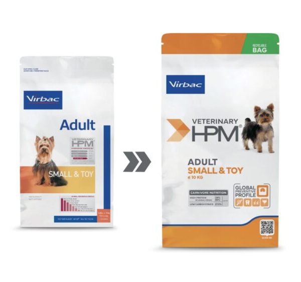 Virbac HPM Adult Dog Small+Toy NF x 1.5kg