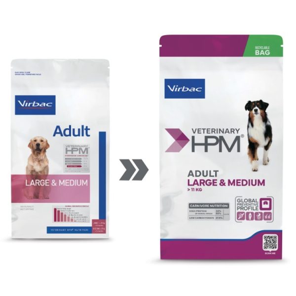 Virbac HPM Adult Dog Large & Medium 3kg