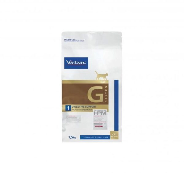 Virbac HPM Cat G1 Digestive Support Gastro 1.5 kg