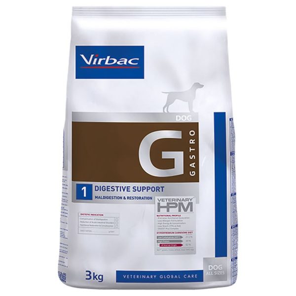 Virbac HPM Dog G1 Digestive Support Gastro 3 kg