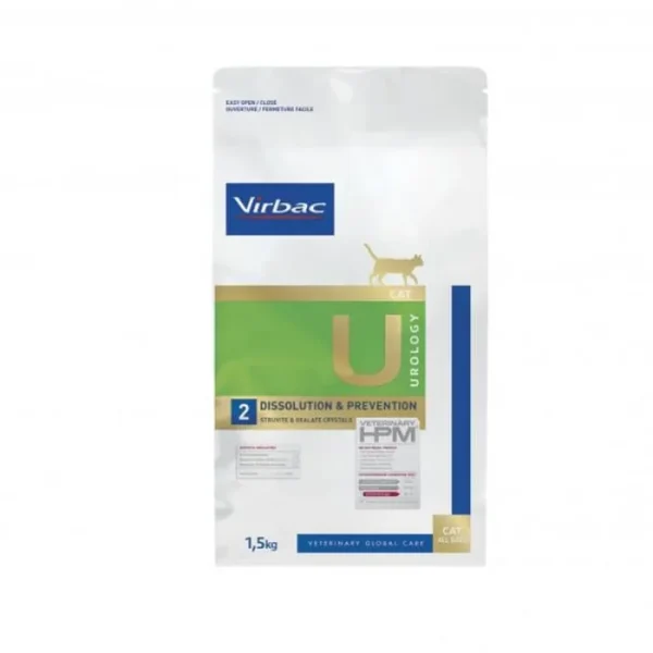 Virbac HPM U2 Urology Dissolution & Prevention pisici 1,5 kg