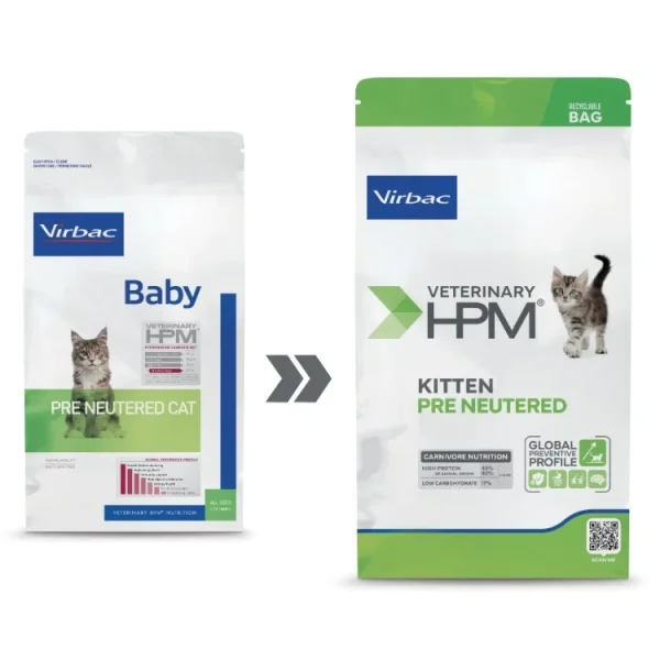 Virbac HPM Baby Pre Neutered Cat 3kg