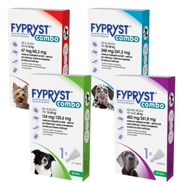 Pipete antiparazitare pentru caini Fypryst Combo